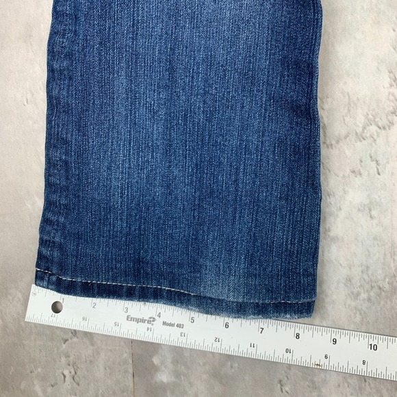 Miss Me Jeans Womens 26 Boot Distressed Embroidered Stud Fleur de Lis JP5468B - Picture 6 of 9